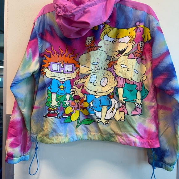 Nickelodeon Rugrats Colorful Tie-Dye Raincoat - Picture 2 of 4